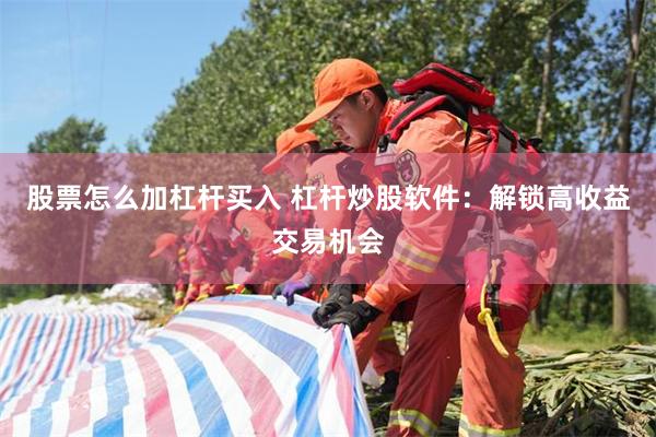 股票怎么加杠杆买入 杠杆炒股软件：解锁高收益交易机会