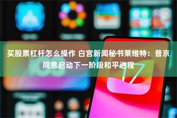 买股票杠杆怎么操作 白宫新闻秘书莱维特：普京同意启动下一阶段和平进程