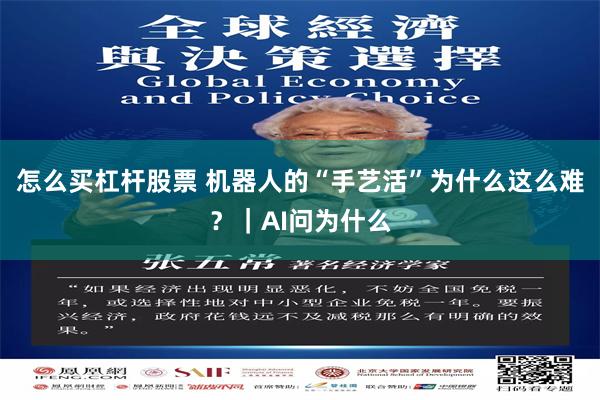 怎么买杠杆股票 机器人的“手艺活”为什么这么难？｜AI问为什么