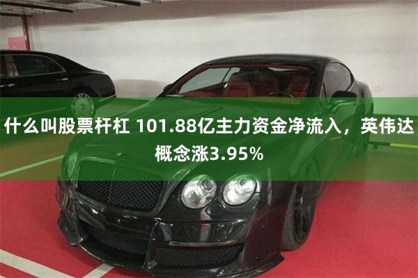 什么叫股票杆杠 101.88亿主力资金净流入,英伟达概念涨3.95%
